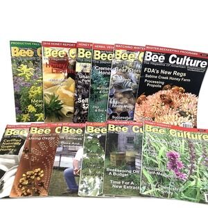 12 Bee Culture Magazines 2016 to 2019 Bees Cannabis Propolis Pollinator Milkweed
